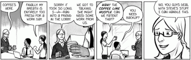 Coffee Line Hustle [Comic]
